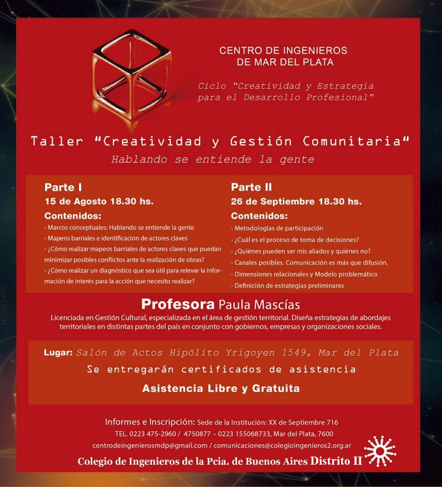 140724 Creatividad y Gestion Comunitaria